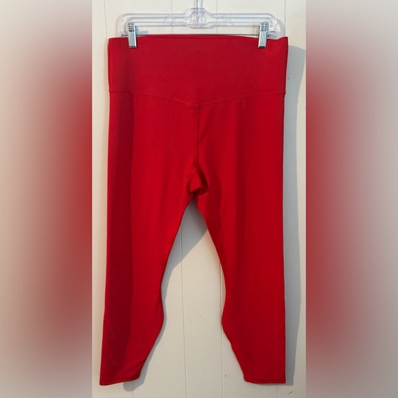 Fabletics Pure Luxe Leggings Red, Size XXL/1X Short - Picture 4 of 13